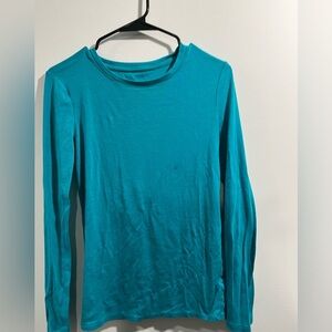 Blue longsleeve top
